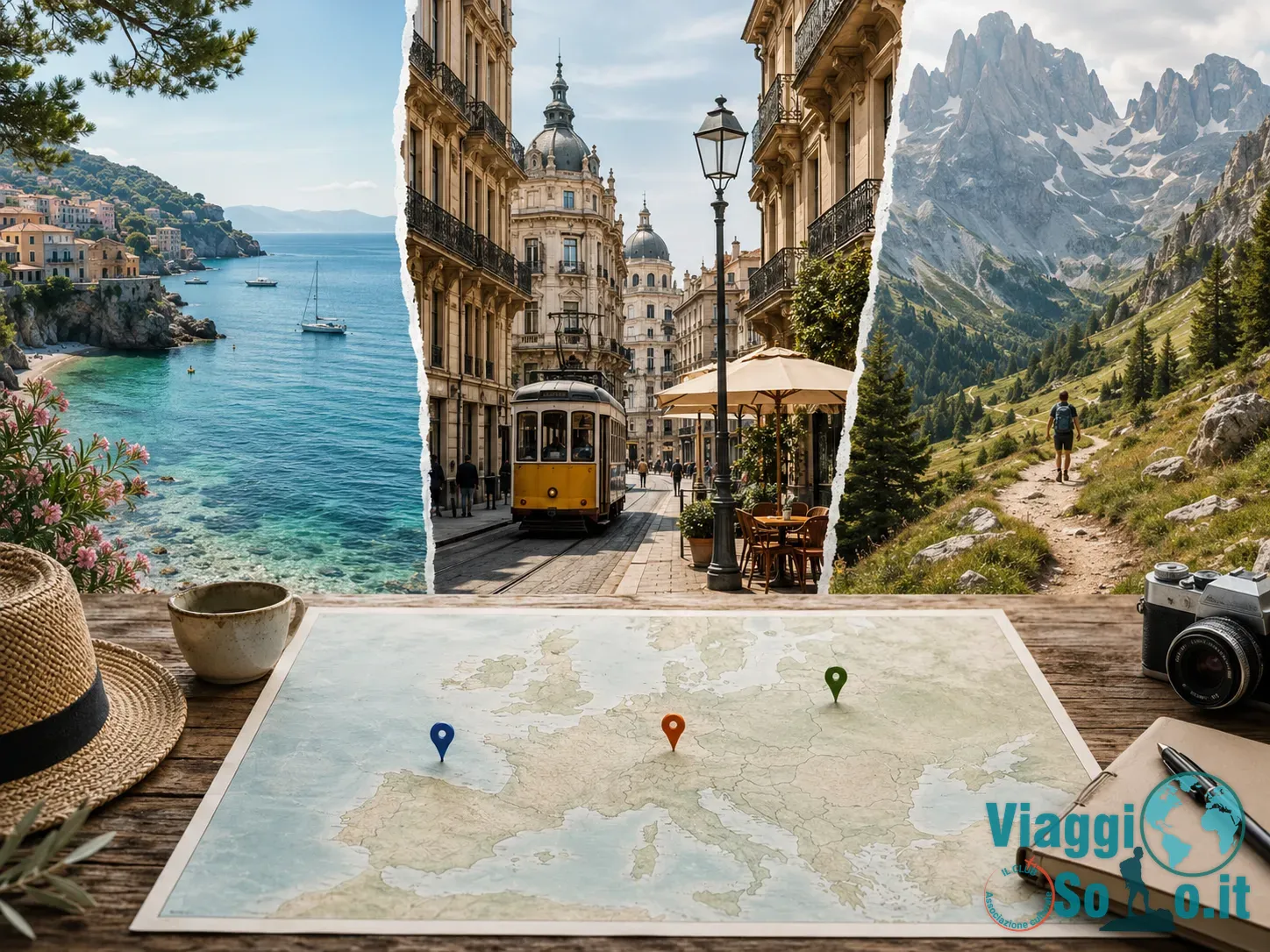 Confronto tra mete classiche e alternative per l'estate in Europa